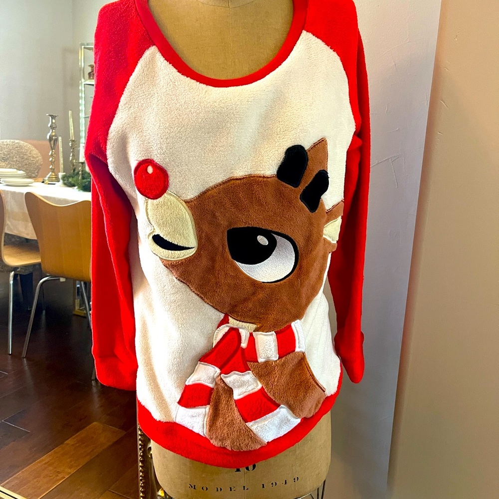 Rudolph sweatshirt gently worn once